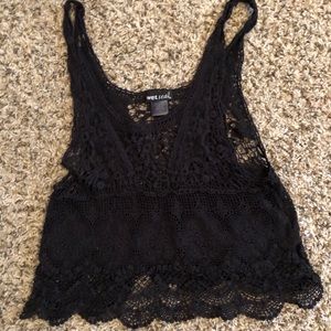 Black Lace Top